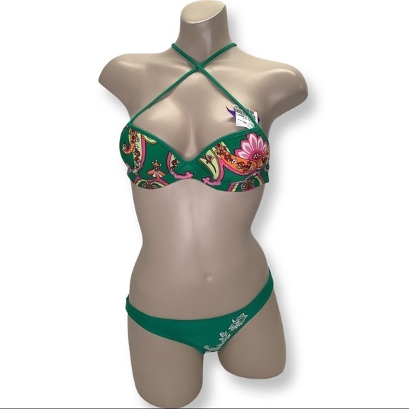 Recco Floral & Paisley Bikini Set NWT - Picture 1 of 4